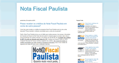 Desktop Screenshot of notafiscalpaulista.net